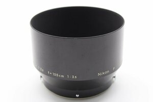 Nikon 10.5cm1:25 135cm1:3.5 Fマウント用レンズフード