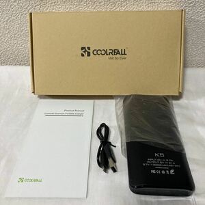 モバイルバッテリー 13000mAh COOLREALL PB-K5-13000-BK【新品未開封】