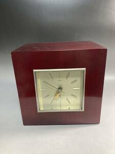 【2A25】時計 CITIZEN シチズン 木製 クリストロン CRYSTRON Q1010-H564 レトロ 当時物