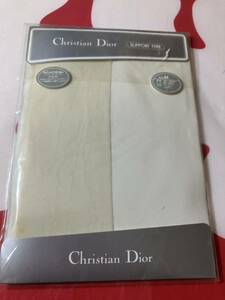 Christian Dior support type panty stocking oC1616o M アイボリー クリスチャンディオール サポート パンスト パンティストッキング