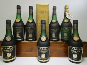 7本セット カミュ ナポレオン エクストラ 700ml CAMUS NAPOLEON EXTRA コニャックブランデー 未開栓 古酒 箱×1 1円スタート/2-13-14