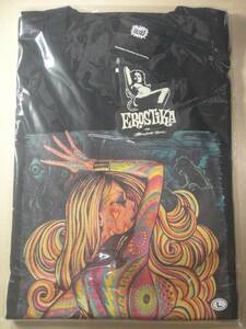 EROSTIKA　ロッキンジェリービーン ゴジラ対ヘドラ　Tシャツ　ブラック　L