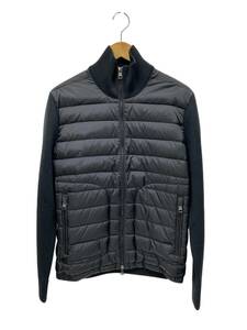 MONCLER (モンクレール) CARDIGAN TRICOT ダウン パディング入り カーディガン I20919B50700 A9341 S ブラック メンズ/028