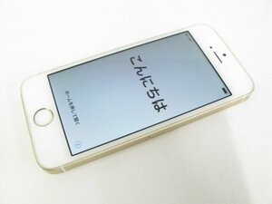 au iPhoneSE 32GB ゴールド 【M3765】