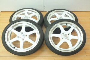 ☆ RAYS TE37 KCR 16 ×5.5J +45 4穴 ピッチ100 軽カーサイズ タイヤ ホイール 中古 @ 240407R1143