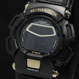 1円 稼働 カシオ Gショック QZ デジタル文字盤 G.MIX GM-100VBU ブラック メンズ腕時計 KMR 6696000 4JWY