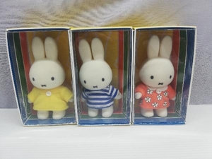 現状品 セキグチ Dick Bruna LITTLE COLLECTION ミッフィー 3体セット