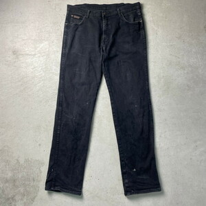 Wrangler ラングラー TEXAS STRETCH ブラック デニムパンツ 黒 メンズ W36