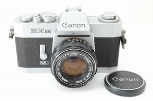 【アルプスカメラ】ジャンク品 Canon キヤノン EX EE (EX 50mm F1.8) フィルム一眼レフカメラ 230330d