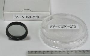 ▼ VSテクノロジー　減光フィルタ ND2　SV-ND50-270　27mm　美品　NDフィルタ　M27　VS Technology