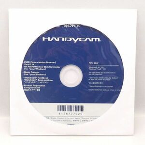 SONY ハンディカム CD-ROM PMB Ver 4.2.14 HDR-CX520V 添付品 ソニー HandyCam 管17084