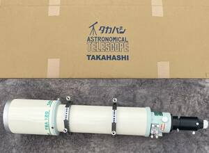 中古 Takahashi タカハシTSA-120 鏡筒 + MORE BLUE社の鏡筒バンドとアリガタ