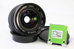 【同梱歓迎】【動作保証・点検済】レア玉良品■■オリンパス OLYMPUS OM-SYSTEM ZUIKO MC AUTO-W 24mm F2■極々うすくもり■8948