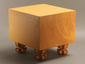 【流】将棋道具 本榧 将棋盤 盤厚23.7cm 重量17kg KU994