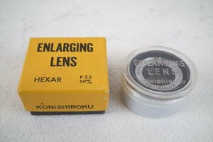 ☆ Konishiroku 小西六 Hexar レンズ 1:3.5 50mm 中古 現状品 240407A5064