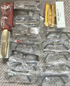 ☆ビンテージ 眼鏡フレーム 未使用品 メガネ めがね １５台 デッドストック 廃業眼鏡屋さん