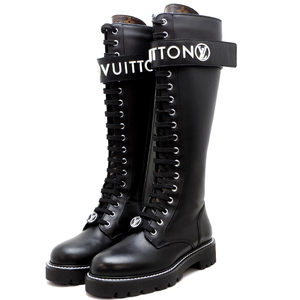 ［飯能本店］LOUIS VUITTON LV ルイ・ヴィトン テリトリーライン ロング レンジャー #36 (日本サイズ:約23cm) 1A9H3A ブーツ DH81006