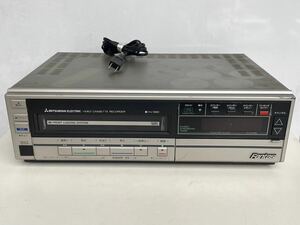 三菱 ビデオカセットレコーダー HV-58D VHS ファンタス 昭和レトロ 電源確認済 動作未確認 カセットデッキ