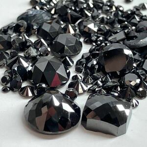 大量!! ☆天然ブラックダイヤモンドおまとめ10ct☆A ルース 裸石 宝石 ジュエリー jewelry black diamond ②