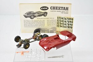 COX 1/24 CHEETAH スロットカー パーツ 説明書等まとめて[コックス][チーター][カスタムモデルレースカー][プラモデル][レトロ][当時物]H