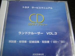 絶版品★ランクル60・70・80系解説書/修理書/電気配線図集/取扱書