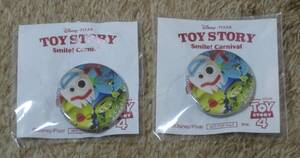 【送料無料・即決・未開封】 Toy Story 4 缶バッチ 2個セット