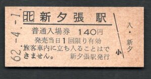（ＪＲ石勝線）新夕張駅１４０円