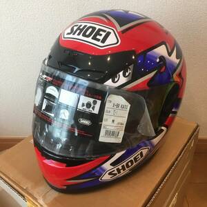 富士フィルム当選品 サイン入り加藤大治郎 レプリカヘルメット ショウエイ SHOEI X-8R HONDA NSR CBR VFR HRC WGP ワークス　motogp