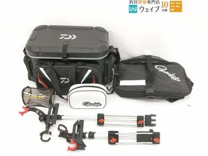 ダイワ プロバイザー クールバッグ 28C・第一精工 バッカン受三郎 等 釣り用品 計6点 セット ※注有