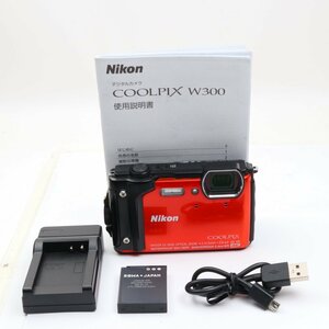 デジタルカメラ　Nikon デジタルカメラ COOLPIX W300 OR クールピクス オレンジ 防水