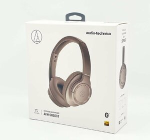 audio-technica SoundReality ノイズキャンセリングワイヤレスヘッドホン Bluetooth マイク付 ブラウン ATH-SR50BT BW