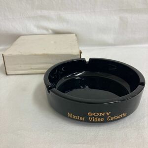 SONY ソニー 灰皿 Master Video Cassette 陶器 陶磁器 喫煙グッズ ノベルティ 箱付