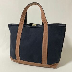 美品 アメリカ 製 llbean トート バッグ エルエルビーン BOAT AND TOTE USA製 ブラック ブラウン BLACK