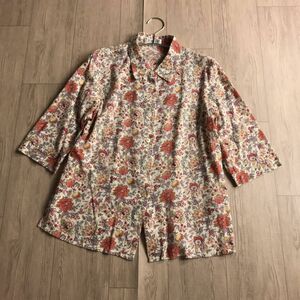 100円スタート○ VINVERT ヴァンベール　三陽商会　LIBERTY リバティ　ブラウス　日本製　花柄