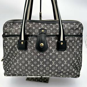 1円 極上美品 LOUIS VUITTON ルイヴィトン モノグラム ミニ バッグ カバ マリーケイト ブラック バック 黒 ノワール