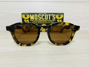 ★MOSCOT★モスコット★DAHVEN★サングラス 鼈甲柄 ウェリントン 未使用 美品