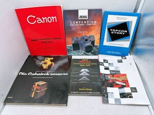 カメラ 洋書 まとめ 古書 カタログ Canon ZEISS COMPENDIUM TOPCON STORY PENTAX Die Geheimkameras 本 外国 書籍 古本