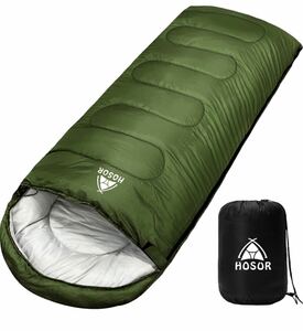 寝袋 封筒型 シュラフ 軽量 保温 耐寒 210T防水 コンパクト アウトドア キャンプ 登山 車中泊 防災用 1kg