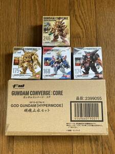 【未開封】FW GUNDAM CONVERGE:CORE ゴッドガンダム明鏡止水セット、ゴッド、マスター、シャイニング セット Gガンダム コンバージ 