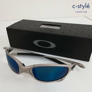 N652a [人気] OAKLEY オークリー サングラス グレー×ブルー Juliet Plasma | ファッション小物 G