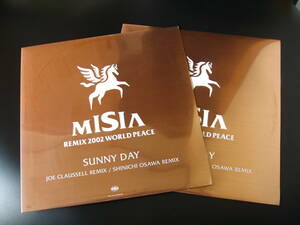 【12”/J-Pop】Misia REMIX 2002 WORLD PEACE / Sunny Day (Joe Claussell Remix / Shinichi Osawa Remix)＜未開封 同タイトル2枚セット＞