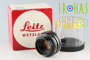 Leica Leitz Summicron-R 50mm F/2 2-Cam Lens for Leica R With Box #52368L1