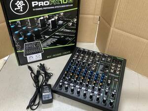 ■MACKIE/マッキー■10Ch/エフェクト搭載アナログミキサー■ProFX10v3■中古■　★即決★