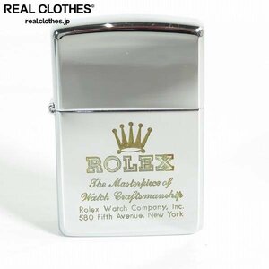 ZIPPO/ジッポー ROLEX/ロレックス 企業ロゴ 1992年製 /LPL