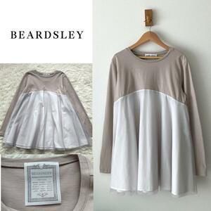 BEARDSLEY ビアズリー チュール切り替えカットソー トップス