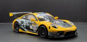 GL Racing 京商 ミニッツ 用 塗装済み ボディ ポルシェ 911-GT3 オレンジ