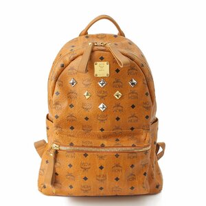 【エムシーエム】MCM　ヴィセトス バックパック リュック MMK 2AVE01 CO001 キャメル 【中古】184759