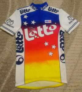 MADE IN ITALY エディメルクス LOTTO agu 1988年 当時もの 実物 チーム サイクルジャージ サイズ3号