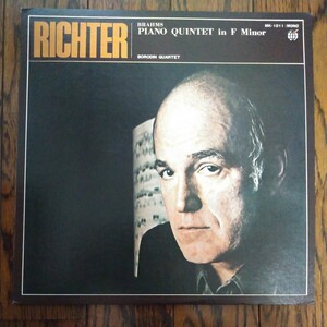 LP レコード ブラームス ピアノ五重奏曲 スヴャトラフ リヒテル ボロディン弦楽四重奏団 クラシック RICHTER BRAHMS