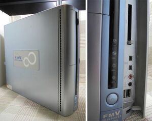 FMV DESK POWER CE9/100（OSダウングレード XP⇒ Windows98SE）CPU： Duron 1.0GHz/メモリー：512MB/HDD：40GB